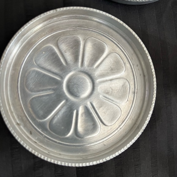 Mid Century Aluminum Coasters/Caddy - Picture 5 of 7